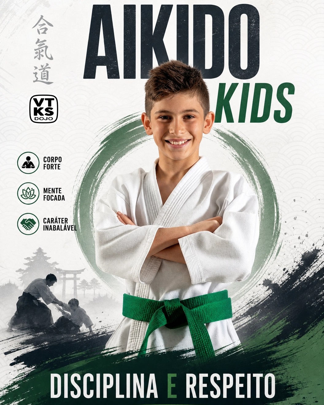 Aikido Kids: Mais que uma arte marcial, um caminho para a vida! 

No Aikido, seus filhos encontram um ambiente onde a disciplina e o respeito são a base de tudo. Com um corpo forte e uma mente focada, eles desenvolvem habilidades essenciais para o futuro, aprendendo a lidar com desafios e a construir um caráter inabalável.

Nossas aulas são projetadas para inspirar confiança, promover o bem-estar físico e mental, e ensinar valores que transcendem o dojo. Veja seu pequeno campeão crescer em força, equilíbrio e sabedoria!

👉 Matrículas abertas! Traga seu filho para uma aula experimental e descubra o poder do Aikido.

#AikidoKids #AikidoInfantil #ArtesMarciaisParaCriancas #DisciplinaERespeito #CorpoMenteCarater #DesenvolvimentoInfantil #EducacaoInfantil #Autoconfianca #BemEstarInfantil